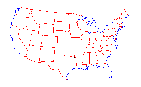 United States Map In 1840